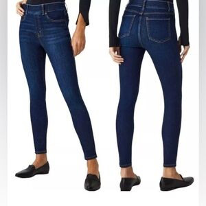 SPANX Size XS Tall Ankle Skinny Jeans - Dark Blue